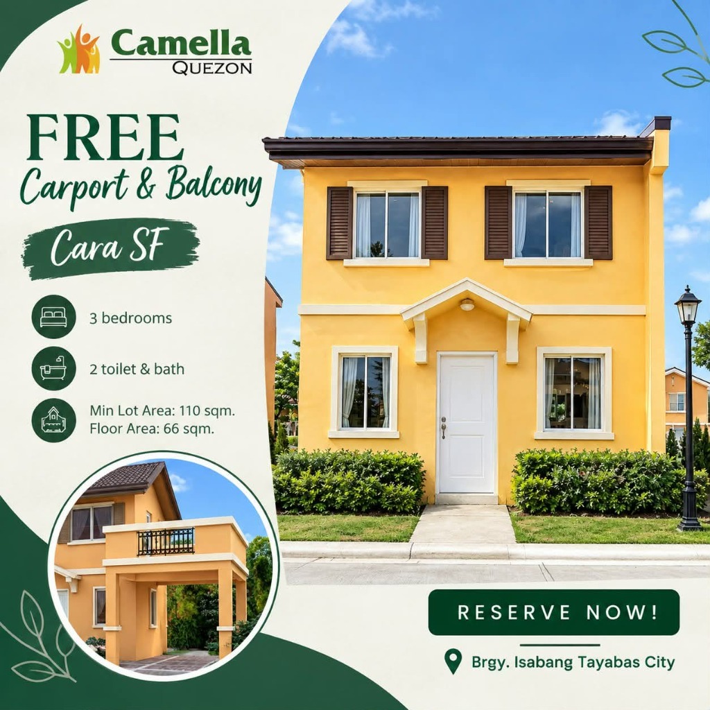 Cara SF (Free Carport & Balcony)